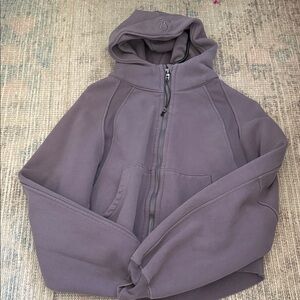 Lululemon purple Hooded Zip-Up Sweatshirt